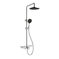Sanotechnik Sustav tuš garniture (Krom, Visina: 120 cm) Cene