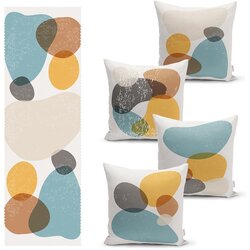 Minimalist Home World set od 4 jastučnice i nadstolnjak s primjesom pamuka Minimalist Home World Cene