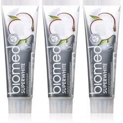 Biomed Superwhite krepilna zobna pasta s kokosovim oljem 3x100 g Cene