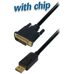 Transmedia DisplayPort plug to DVI 24 1 plug, 1,8 m Cene