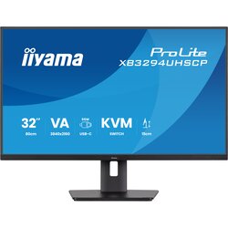 Iiyama ProLite XB3294UHSCP-B1 31,5" UHD ravni VA panel, 60Hz, 3840x2160 16:9, 2ms (GtG), USB-C (DP,PD 95W), KVM Cene
