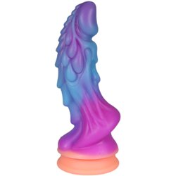 OgazR svjetleći zmajski dildo - 22 cm (ljubičasto-ružičasti) Cene