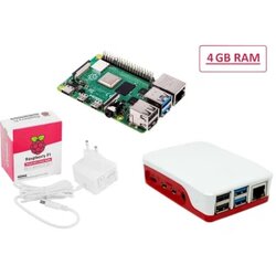 Raspberry Pi® 4 B Essentials Kit 4 GB 4 x 1.5 GHz Uklj. napajanje, uklj. kućište Pi® Cene