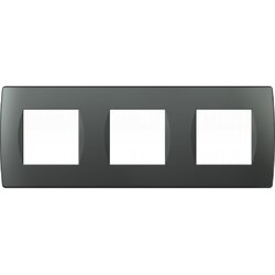 TEM Okvir za modularne vtičnice in stikala Soft (3 X 2 modula, antracit) Cene