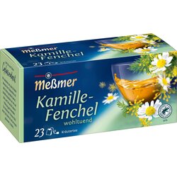 Meßmer Zeliščni čaj - kamilica in komarček - 23 čajnih vrečk Cene