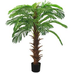 vidaXL umjetna cikas palma s posudom 140 cm zelena Cijene