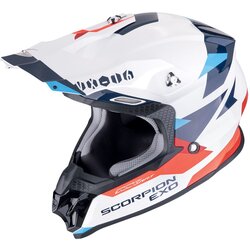 Scorpion Vx-16 evo air rod white-red-blue kaciga Cene