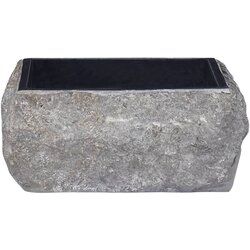 Maison Chic Umivalnik - Kopalna umivalnik - Lavabo črn 30x30x13 cm marmor, (21684626) Cene