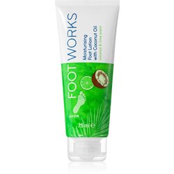 Avon Foot Works Coconut Oil hidratantno mlijeko za stopala 75 ml Cijene