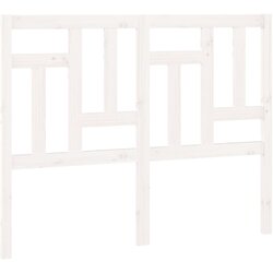 Maison Chic posteljno vzglavje - vzglavna omarica - nočna omarica belo 145,5x4x100 cm trdna borovina, (21706414) Cene