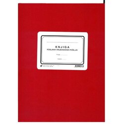 NARODNE NOVINE-UT 337 KNJIGA POSLANIH VRIJEDNOSNIH POŠILJKI; Knjiga 200 stranica, 24 x 35 cm Cene