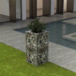 vidaXL Visoka greda gabion jeklo 50x50x100 cm, (20618608) Cene