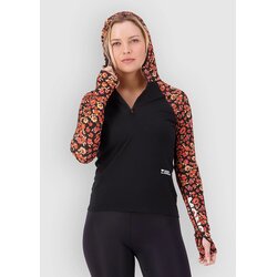 Mons Royale Bella Merino Hood Funkcijska majica ditzy camo / black Cene