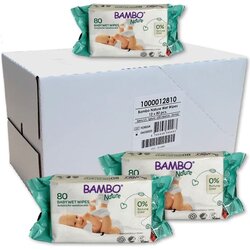 Bambo Nature vlažilni robčki 960 kos, družinsko pakiranje Cene
