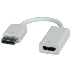 Roline DisplayPort priključni kabel 0.15 m 12.03.3134 siva [1x muški konektor displayport - 1x ženski konektor HDMI] Cene