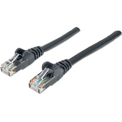 Intellinet Network Patch Cable, Cat6, 3m, Black, CCA, U /UTP, PVC, RJ45, Gold Plated Contacts, Snagless, Booted, Lifetime Warranty Cene