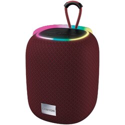 Canyon BSP-8, Bluetooth Speaker, BT V5.2, BLUETRUM AB5362B, TF card support, Type-C USB port, 1800mAh polymer battery, Max Power 10W, Red, cable length 0.50m, 110*110*135mm, 0.57kg Cijene