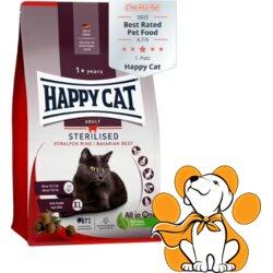 Happy Cat Sterilised govedina 10 kg Cene