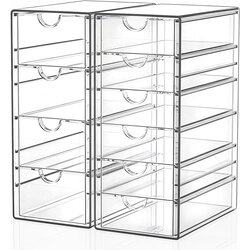 GOMAIHE 2x prozoren organizator za kozmetiko z 10 predali Cene