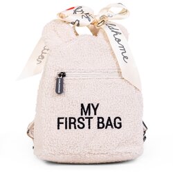 Childhome dječji ruksak my first bag teddy off white Cene