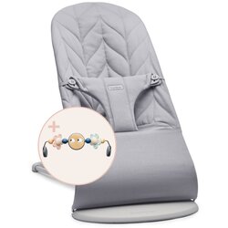 BABYBJORN gugalnik Bliss Woven + Googly Eyes petal grey Cene