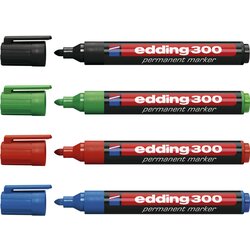 Edding permanent marker 300 plavi ( 1742 ) Cene