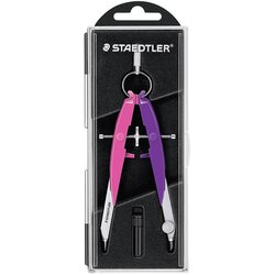 Šestar S PRECIZNIM PODEŠAVANJEM MARS COMFORT NEON STAEDTLER 556 00-N2 ROZO/LJUBIČASTI BLISTER Cene