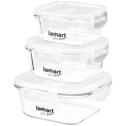 Lamart set staklenih posuda za hranu LT6012 Cene