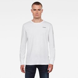 G-star t-shirt - base r t l\s white Cene