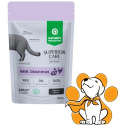 Nature's Protection Nature's Protetcion Cat Sterillised Rabbit & Chicken 85g, Vlažna Hrana Za Mačke Cene