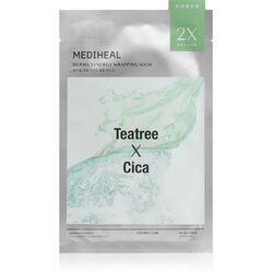 Mediheal Derma Synergy Calming Care Wrapping Mask vlažilna tekstilna maska s pomirjajočim učinkom 1 kos Cene