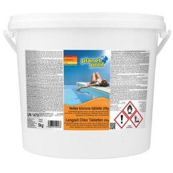 Velike počasitopne velike klorove tablete planet pool (5 kg) Cene