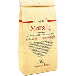 Khoysan Meersalz Morska sol z bio čilijem in kajenskim poprom - 1 kg Cene