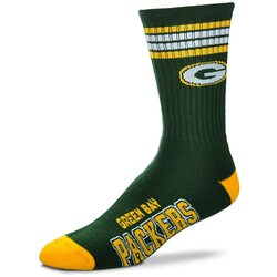 For Bare Feet Green Bay Packers Graphic 4-Stripe Deuce čarape Cene