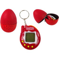 TAMAGOTCHI in Egg Game Electronic Pet Red Cene