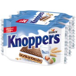 KNOPPERS vafl mleko i lešnik 3x25g Cene