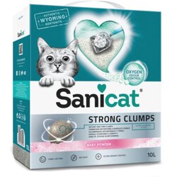 Sanicat Strong Clumps sprijemljivi pesek za mačke - 10 l Cene