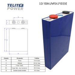 Eve baterija LiFePO4 3.2V 105Ah LF105 ( 3839 ) Cene