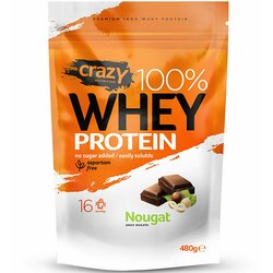 Hiperik Crazy whey protein - nugat, 480g Cene