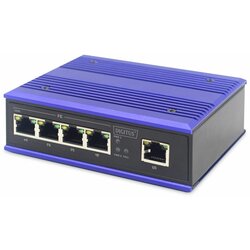 Digitus ASSMANN Electronic DN-650105 network switch Fast Ethernet (10 /100) Black, Blue Cene