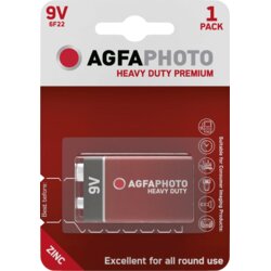 Agfaphoto cink baterije, 6F22, 9 V, blister 1 kos. - 9V B1 Cene