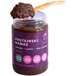 GORILA PROTEIN proteinski namaz čokolada + malina + biljni proteini 375g Cene