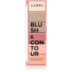 LAMEL Blush & Contour paleta rumenila za konturiranje 16 g Cijene