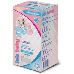 LOLA BABY kaliko pelene 80x80x cm, 10kom 1826 Cene