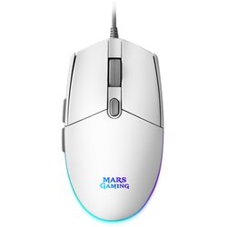 Mars Miška Gaming Mmg Rgb Bela, (21222808) Cene