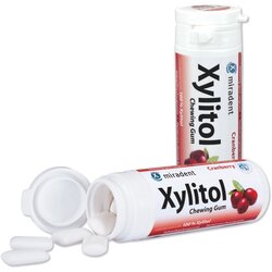 Miradent Xylitol Chewing gum CRANBERRY Cene