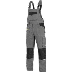 Canis Radne pantalone sa tregerima CXS Strech/ siva/crna Cene