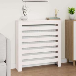  Pokrov za radiator bela 79,5x19x84 cm trdna borovina, (21397583) Cene
