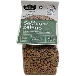 Biospajz Zeleno sočivo, organsko Biošpajz 200g Cene
