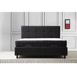 Hanah home Francuski krevet Vitalia, 140x114x200 cm, Antracit Cijene